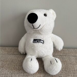 White Seattle Seahawk plush